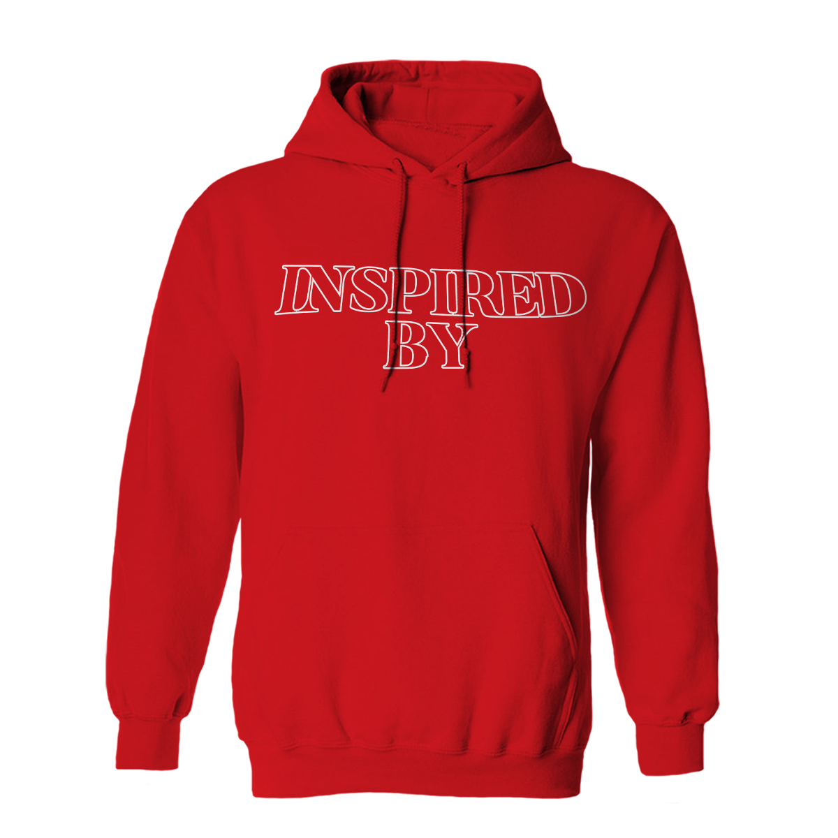 Inspired Logo Red Hoodie
