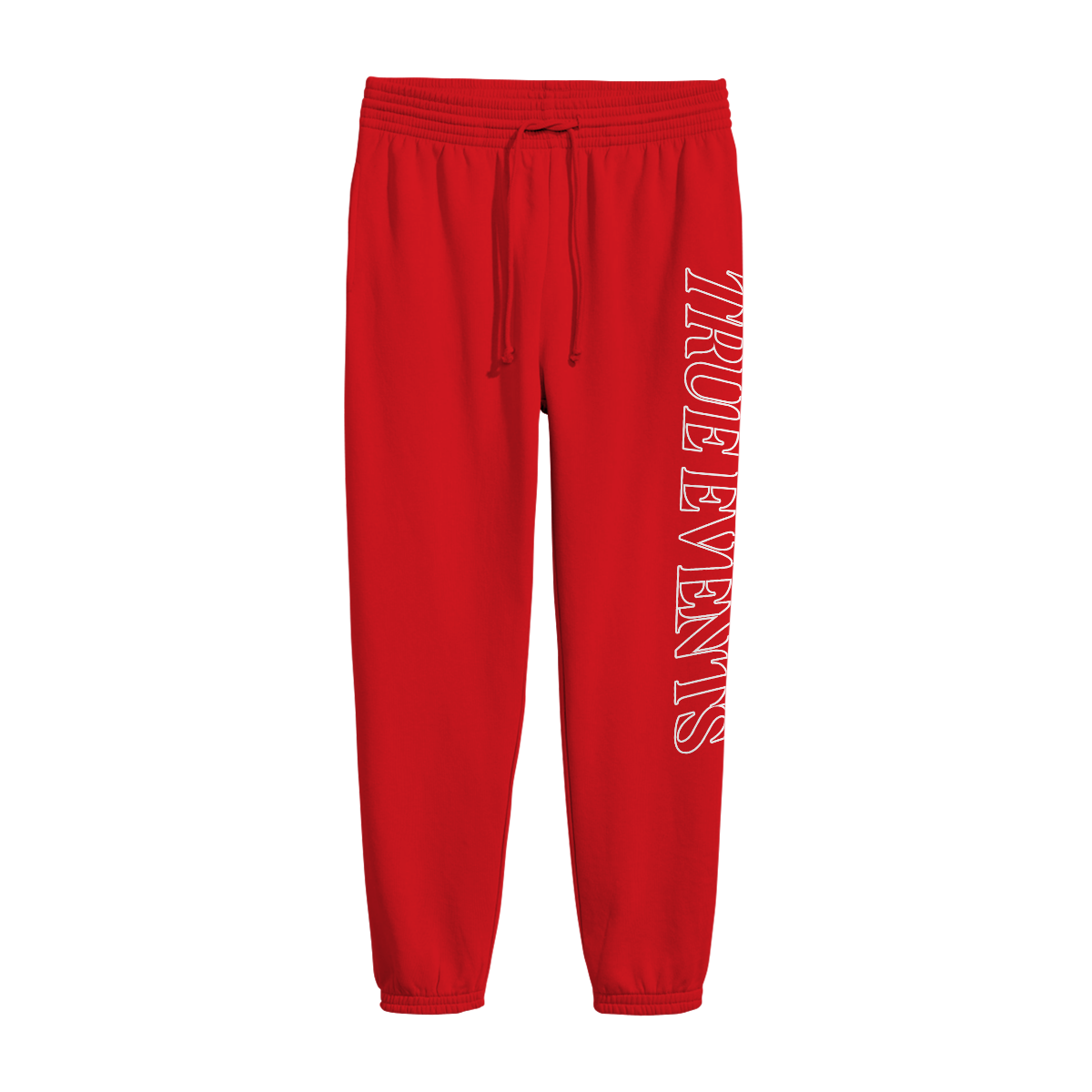Inspired Logo Red Sweatpants