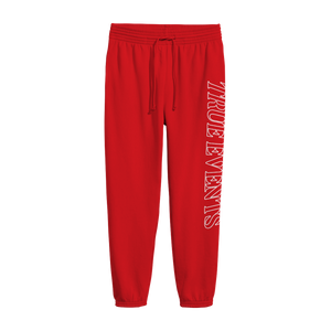 Inspired Logo Red Sweatpants
